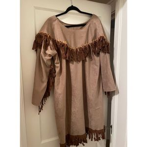 2 Native American Women’s Costumes with cute little papoose and accessories